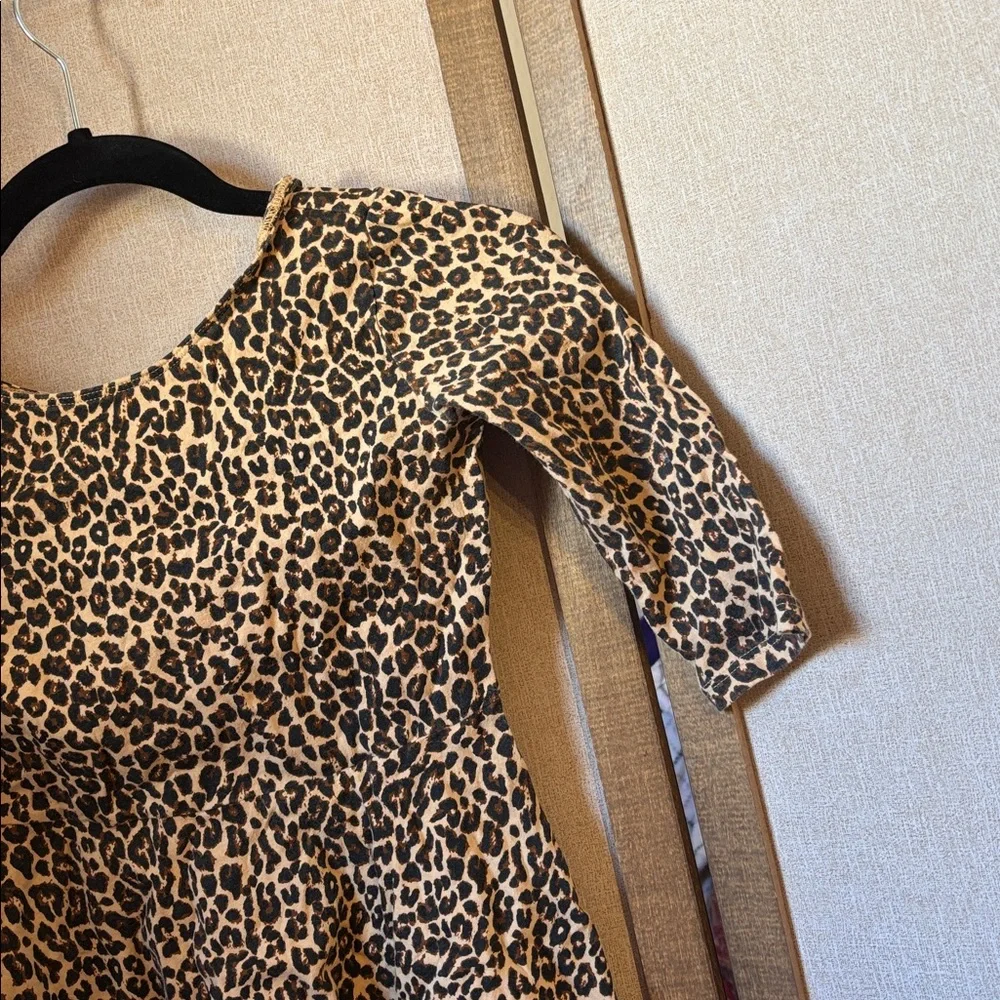 Old Navy Kids Dress with Animal Print Small 6-7